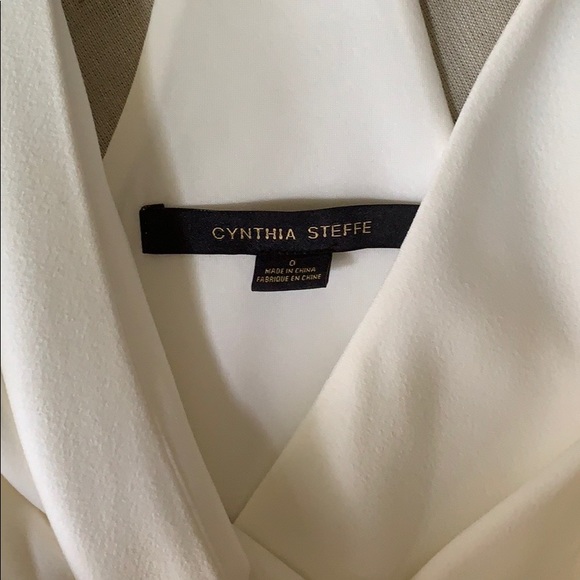 NWT Cynthia Steffe Black and Ivory Cocktail Dress - Picture 3 of 7